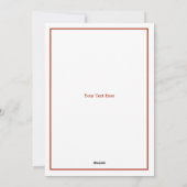 kinderen en kerstbomen feestdagenkaart (Achterkant)