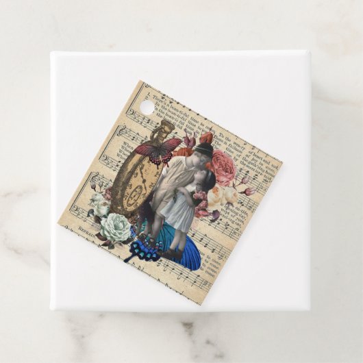  kinderen en kraamkraakbeen bedankjes labels (In situ)