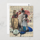  kinderen en kraamkraakbeen briefkaart (Voorkant / Achterkant)