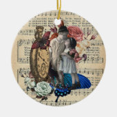  kinderen en kraamkraakbeen keramisch ornament (Voorkant)