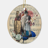  kinderen en kraamkraakbeen keramisch ornament (Links)