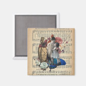 kinderen en kraamkraakbeen magneet (Voorkant / Achterkant)