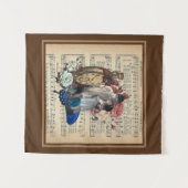 kinderen en kraamkraakbeen wandkleed (Voorkant (horizontaal))