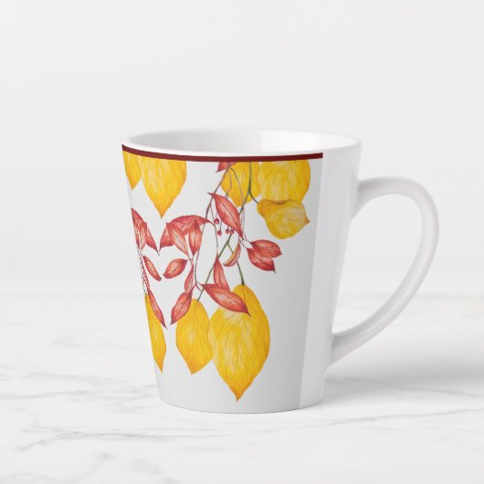 Kinderen en kronkelen op een kleine latte Mok (Rechts)