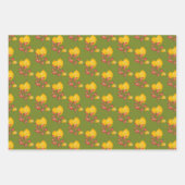 Kinderen en kronkelen op papierverzameling inpakpapier vel (Voorkant 3)