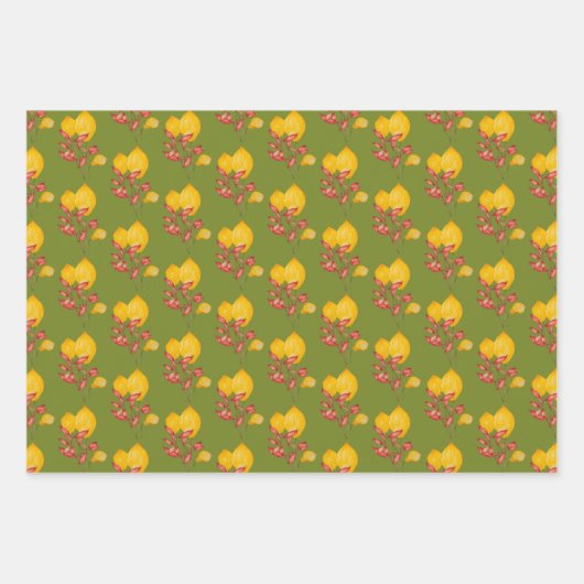 Kinderen en kronkelen op papierverzameling inpakpapier vel (Voorkant 3)