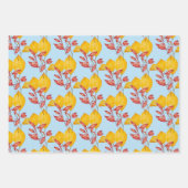 Kinderen en kronkelen op papierverzameling inpakpapier vel (Voorkant 2)