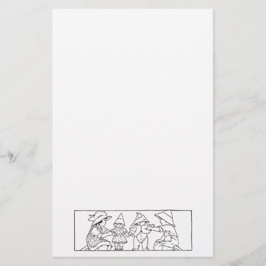 Kinderen en speelgoed kunst Stationery Briefpapier (Voorkant)