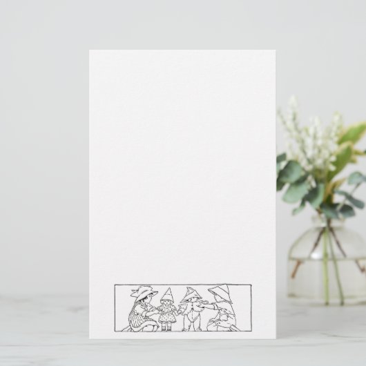 Kinderen en speelgoed  kunst Stationery Briefpapier (Staand voorkant)