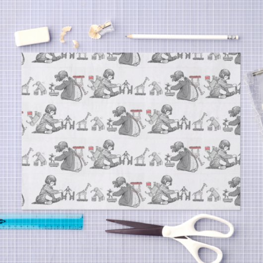  Kinderen en Speelgoed Weefseldocument Tissuepapier (Craft)