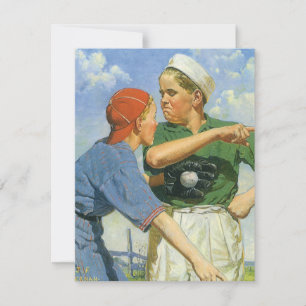  kinderen en sport, jongens die honkbal spelen