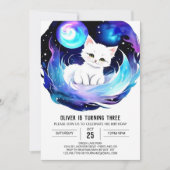 Kinderen Enchanted Kitten Verjaardag Kaart (Voorkant)