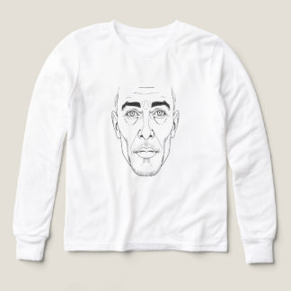 Kinderen Esthetische Lijn Kunst Gezicht Minimalist