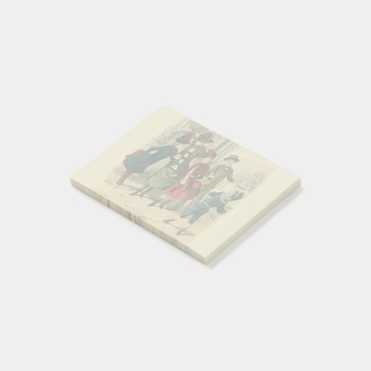 Kinderen Familie Antiek Victoriaans Kind Post-it® Notes (Schuin)