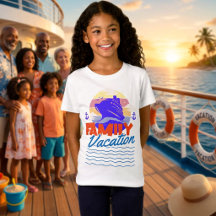 Kinderen Familie Cruise Blauw/Oranje Vakantie Zons
