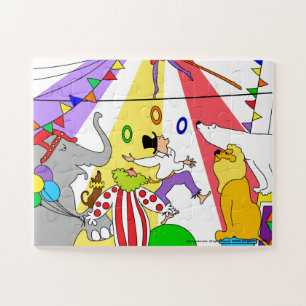 Kinderen Fantasie Circus Puzzel