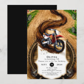 Kinderen Fast Motorcycle Verjaardag Kaart (Voorkant / Achterkant)