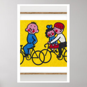 Kinderen Fietsen - Matchbox Print - Esthetische Mu