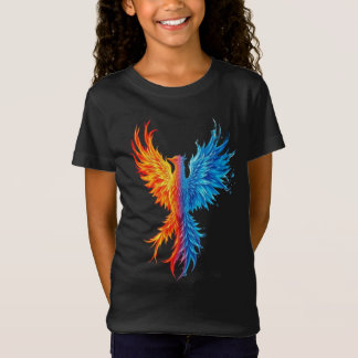 Kinderen "Fire and Ice" Phoenix Rising Grafisch on T-shirt