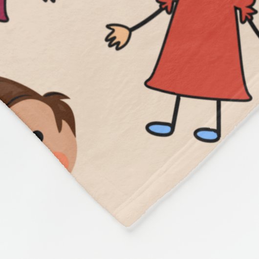Kinderen Fleece Deken (Hoek)