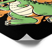 Kinderen Fore Squad T-rex Dinosaur Golf Speler Gra Poster (Hoek)