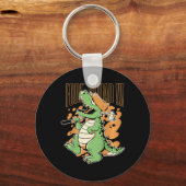 Kinderen Fore Squad T-rex Dinosaur Golf Speler Gra Sleutelhanger (Voorkant)