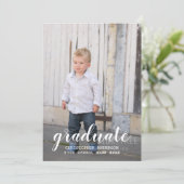 Kinderen Foto Afstuderen Aankondiging (Staand voorkant)