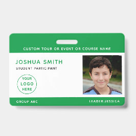 Kinderen Foto ID Badge Music Tour Schoolreis