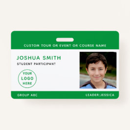 Kinderen Foto ID Badge Music Tour Schoolreis