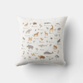 Kinderen Fun ABC Animal Kussen (Achterkant)