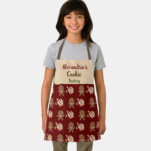 Kinderen Fun Holiday Cookie Bakken All Over Print Schort (Insitu)