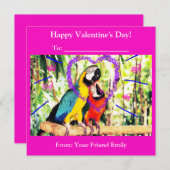 Kinderen Funky Klaslokaal Valentijns Paren Feestdagenkaart (Voorkant / Achterkant)