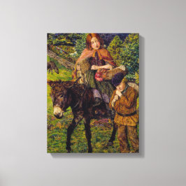 Kinderen gaan naar de markt (door John Lee) Canvas Afdruk