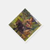 Kinderen gaan naar de markt (door John Lee) Servet (Hoek)