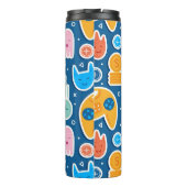 Kinderen Gamers Blue Video Game Playstation Patroo Thermosbeker (Achterkant)