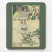 kinderen, Garden Wall Jessie Willcox Smith Muismat (Voorkant)