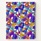 Kinderen Geborduurde Strip Game Artikelen Patroon Notitieboek (Achterkant)