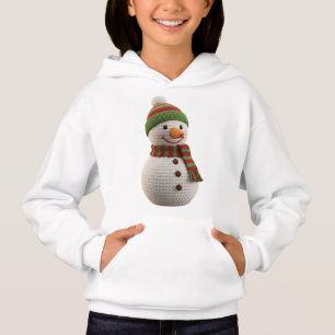 Kinderen Gebreide Sneeuwman Hoodie