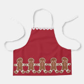 Kinderen Gebruine Kerst Apron Schort (Voorkant)