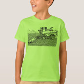 Kinderen: gecombineerd T T-shirt (Voorkant)