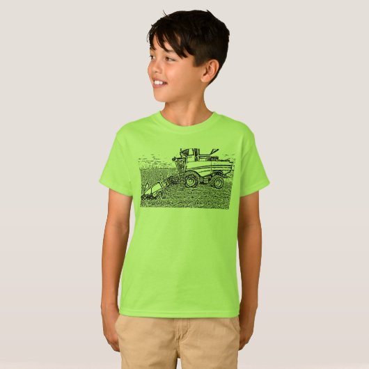 Kinderen: gecombineerd T T-shirt (Voorkant volledig)