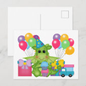 Kinderen Gefeliciteerd Verjaardag Briefkaart (Voorkant / Achterkant)