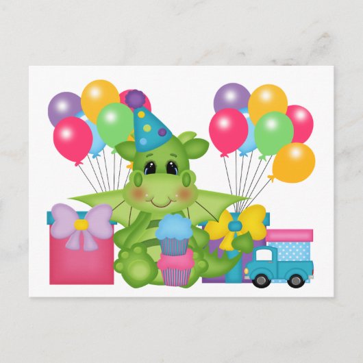Kinderen Gefeliciteerd Verjaardag Briefkaart (Voorkant)