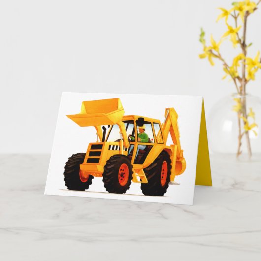 Kinderen Gele Digger Kaart (Gele Bloem)