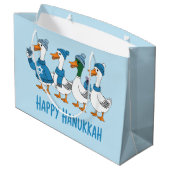 Kinderen Gelukkig Hanukkah Cadeautas (Achterkant Gekanteld)