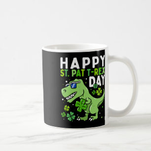 Kinderen Gelukkig St Pat Trex Dag Dino St Patricks Koffiemok