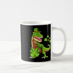 Kinderen Gelukkig St Pat Trex Dag Dino St Patricks Koffiemok