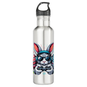 Kinderen Gelukkige Pasen Konijn Ei Videospel Kids  Waterfles