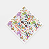 Kinderen Gelukkige Verjaardag Servet (Hoek)