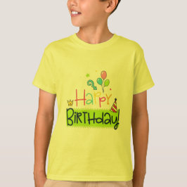 Kinderen Gelukkige Verjaardag T-shirt